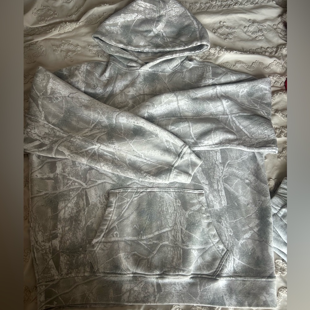 Camo Abercrombie Essential Popover Hoodie